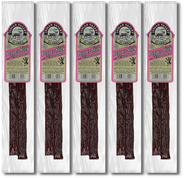 Indian Valley Venison Pepper Jerky Stick - 1.75Oz (3-Pack) - Authentic Alaskan Delicacy, On-The-Go Snack Hiking, Adventure Enthusiasts