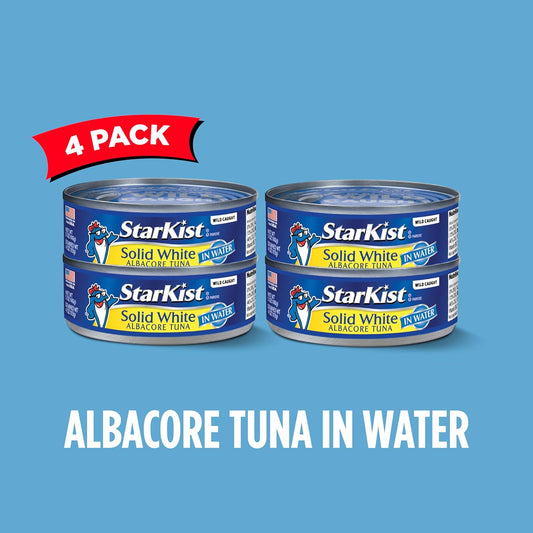 Starkist Solid White Albacore Tuna In Water, 5 Ounce (Pack Of 4)