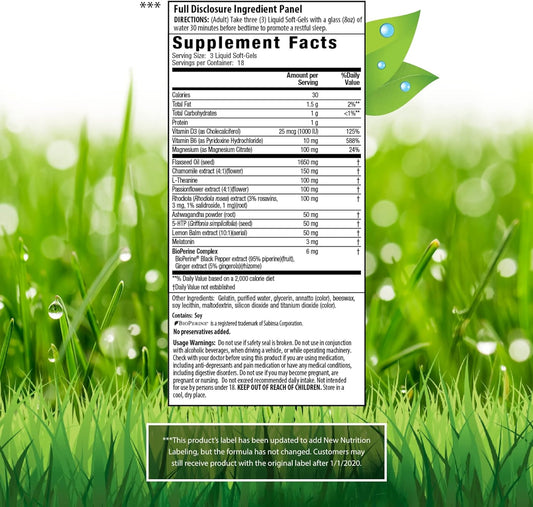 Irwin Naturals Melatonin Plus 5-Htp & Rhodiola - 54 Liquid Soft-Gels - With L-Theanine, Lemon Balm & Ashwagandha