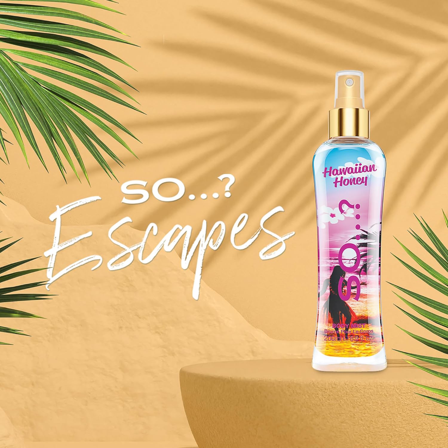 So… Hawaiian Honey Body Mist - Floral And Vanilla Perfume For Women - Long Lasting Body Spray For Women - Vegan, Cruelty Free - 6.9 Oz : Beauty & Personal Care