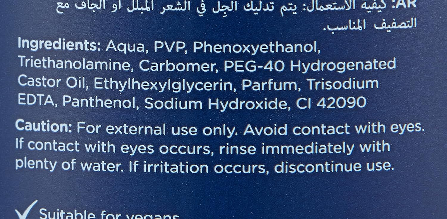 Enliven XL Extreme Blue Hair Gel 500 ml : Amazon.co.uk: Beauty