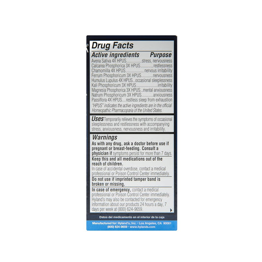 Hyland'S Naturals Calms Forte Sleep Aid Tablets, Multi, Unflavored, 100 Count