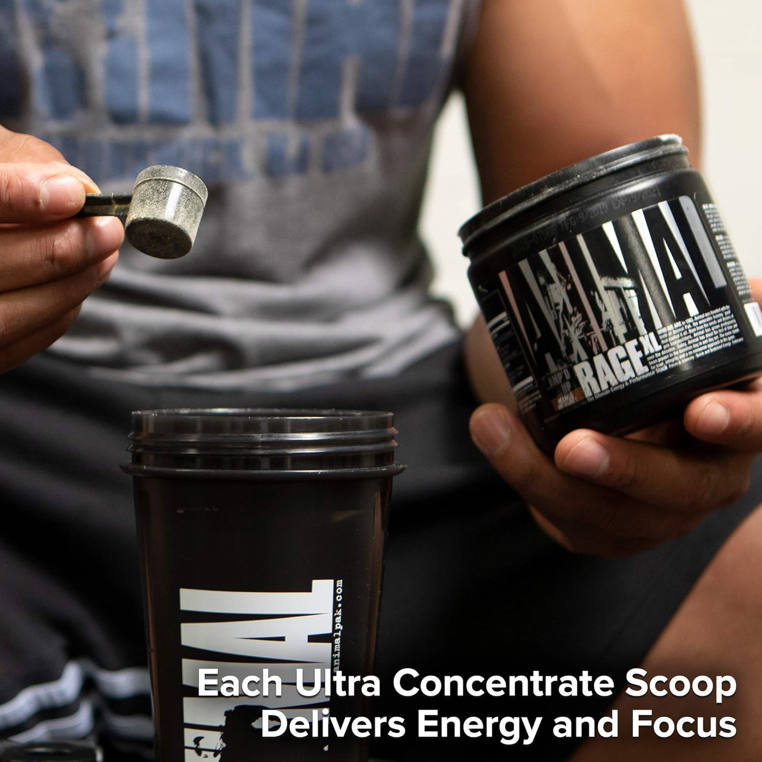 Animal Rage XL - Pre Workout Ultimate Energy and Performance Stack, Grape of Wrath, 30 (AM26) : Health & Household