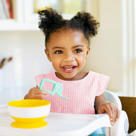 Munchkin® The Baby Toon⢠Silicone Teether Spoon, 2 Pack, Elephant/Koala (As Seen On Shark Tank)