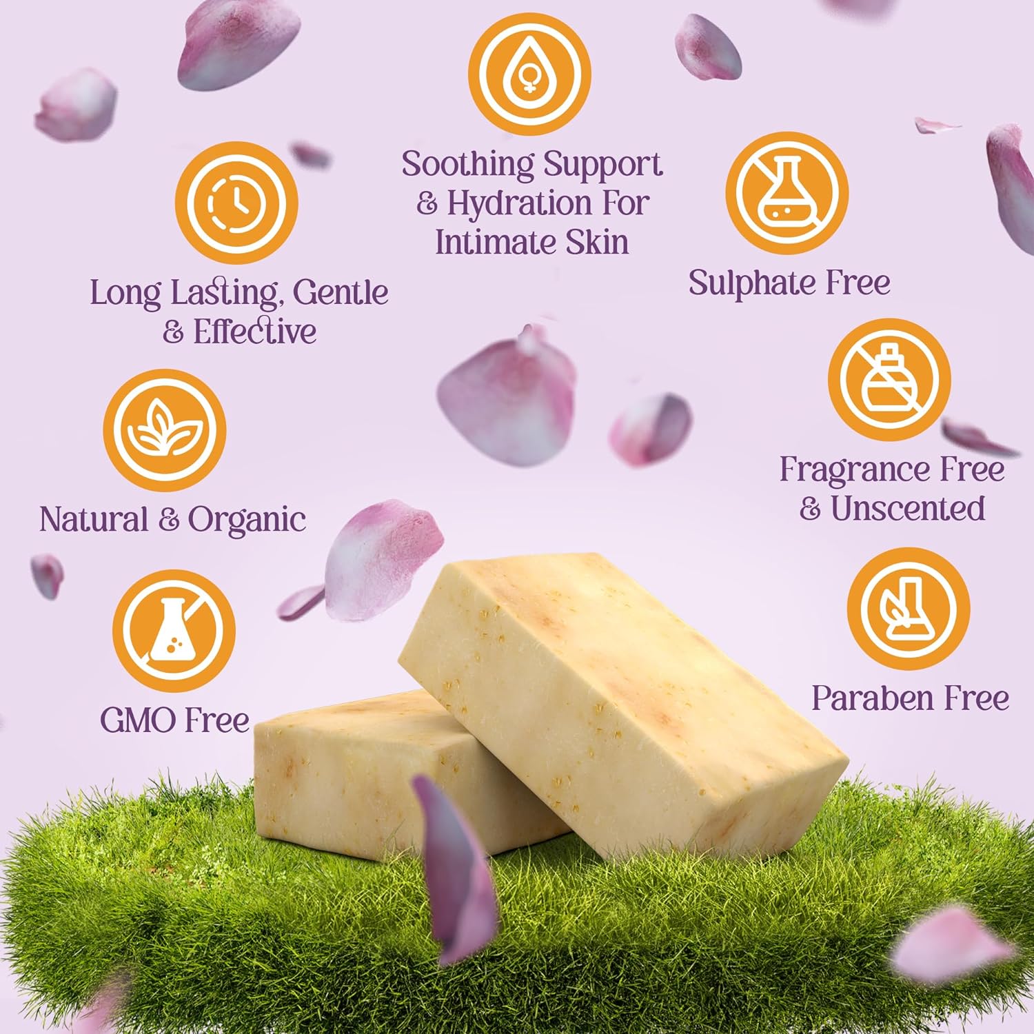 vibraxlabs Yoni Soap 4 Oz. Calendula Scented pH Balance Feminine Wash Natural Bar Soap for Reducing Vaginal Dryness soap for Vaginal Itching and Odor – Feminine Hygiene Products Down Wash : Health & Household