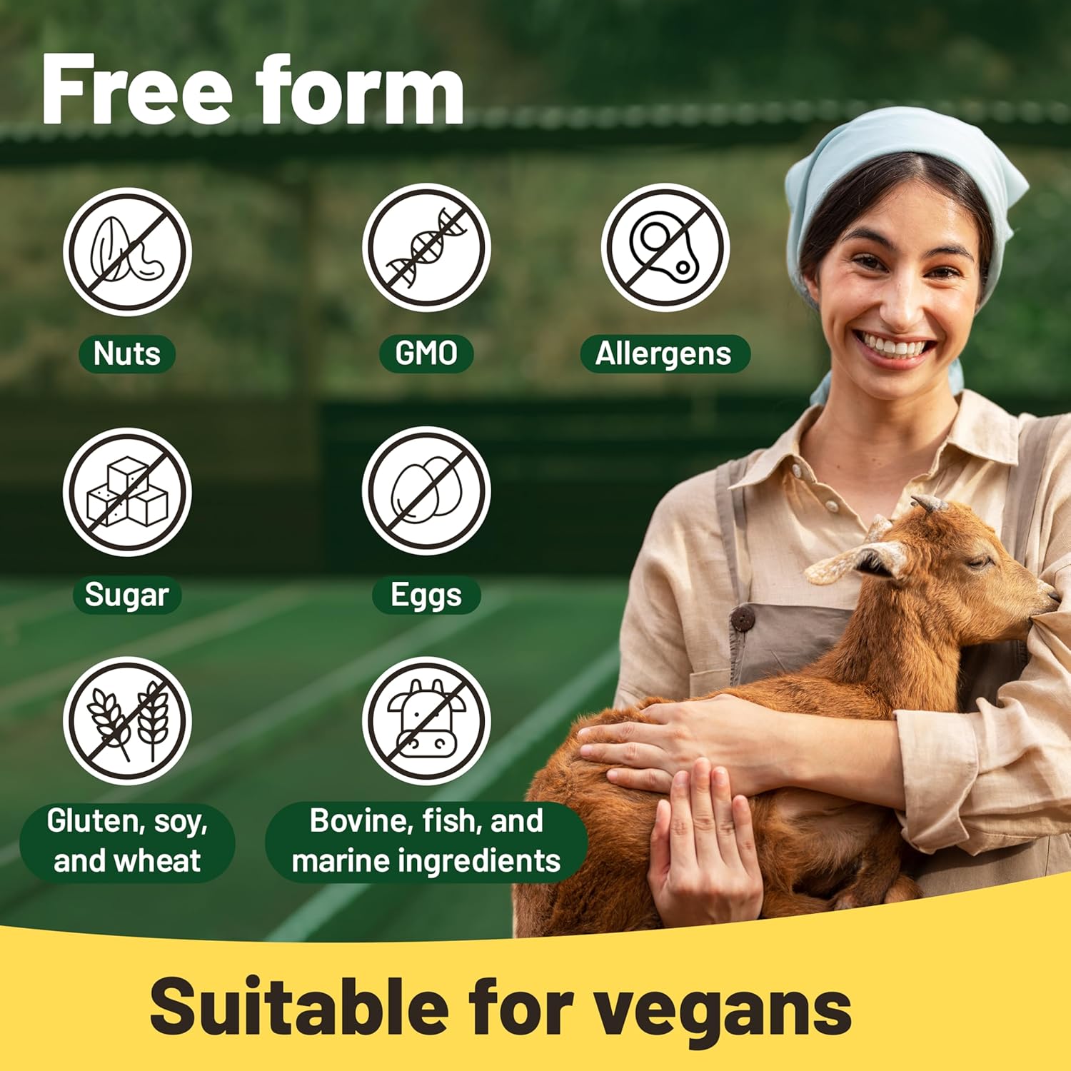 Vegan Collagen Supplements With Biotin For Hair, Skin, Nails & Joints - 2 Months Supply. Cruelty Free Plant Based Collagen Vegan, Vegetarian Collagen Booster Pills For Women And Men : Health & Household