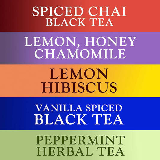 Constellation Tea Assorted Variety Pack Sampler Tea Pods Compatible With K Cup Brewers Including 2.0, 40 Count