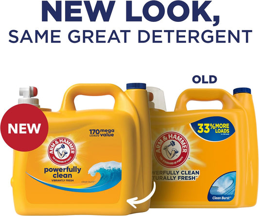 Arm & Hammer Liquid Laundry 170Oz Clean Burst Dual He