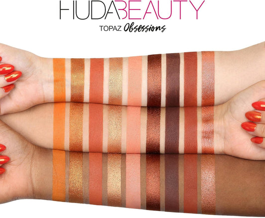 Exclusive New Huda Beauty Obsessions Eyeshadow Palette (Topaz)
