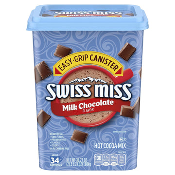 Swiss Miss Milk Chocolate Flavor Hot Cocoa Mix Canister, 38.27 Oz. (Pack Of 5)