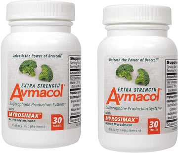 Avmacol Extra Strength Sulforaphane Production System For Immune Support, 60 Tablets