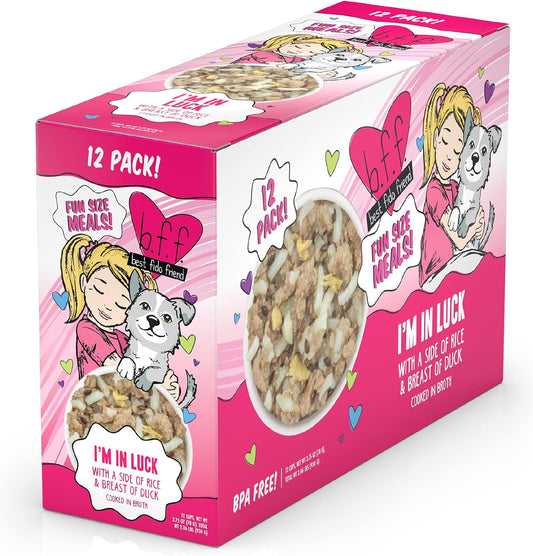 Weruva Best Fido Friend Fun Size Meals For Dogs, Im In Luck, 2.75Oz Cup, Pack Of 12