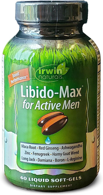 Irwin Naturals Libido-Max For Activbe Men (Previously Level Up Active Male) 60Ct
