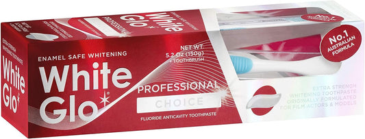 White Glo Extra Strength Whitening Toothpaste Professional Choice 100Ml - 2 Packs