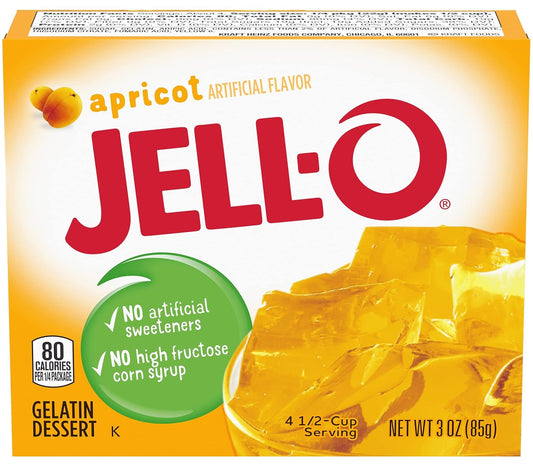 Jell-O, Gelatin Dessert, Apricot (Pack Of 2)
