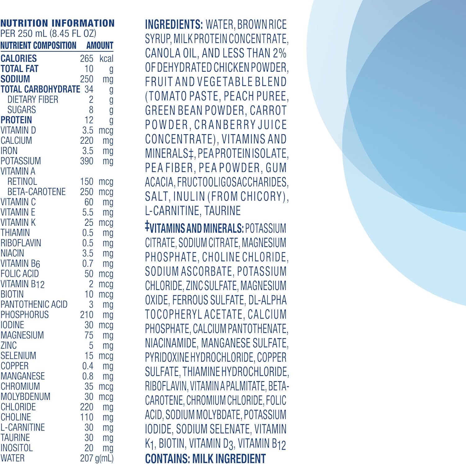 Nestle Compleat Original Tube Feeding Formula Unflavored 8.45 Oz Carton 24 Ct : Baby