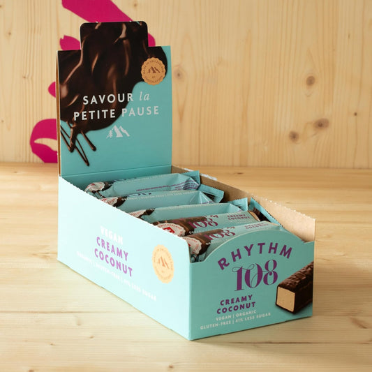 Rhythm 108 Swiss Vegan Orange Bar With Dark Chocolate 15 X 33G