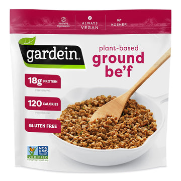 Gardein Gluten-Free Plant-Based Ground Be'F Crumbles, Vegan, Frozen, 13.7 Oz