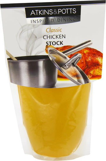 Atkins & Potts Chicken Stock (Pack Of 3)