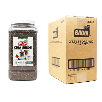 Badia Organic Chia Seed, 5.5 Pound (Pack Of 2)