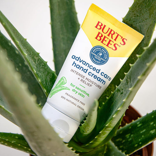 Burt’S Bees Advanced Care Hand Cream For Sensitive, Dry Skin, With Aloe Vera & Shea Butter 70Ml