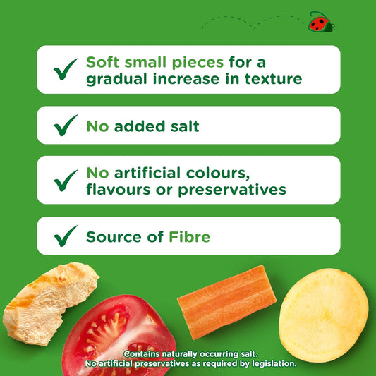 Cow & Gate Carrot Chicken Tomato & Potato Baby Food Meal Jar 8+ Months 200G