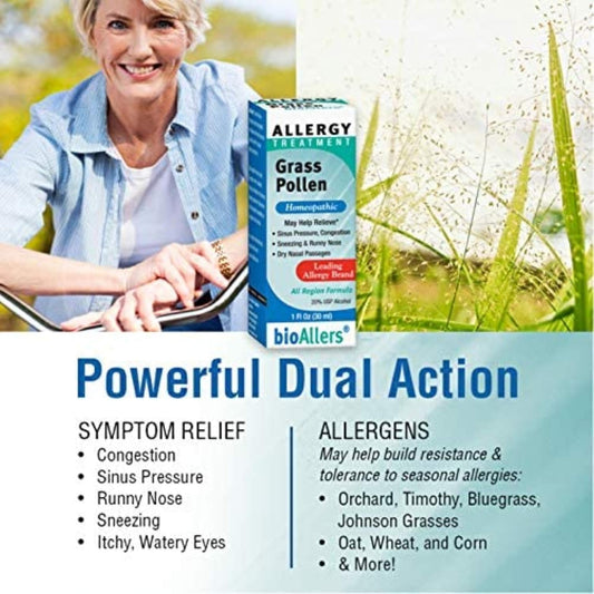 Bioallers Grass Pollen Allergy Relief, Liquid - 1 Fl Oz