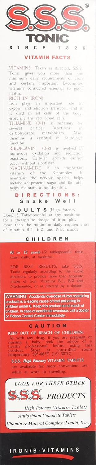 Sss Tonic Liquid 20 Oz