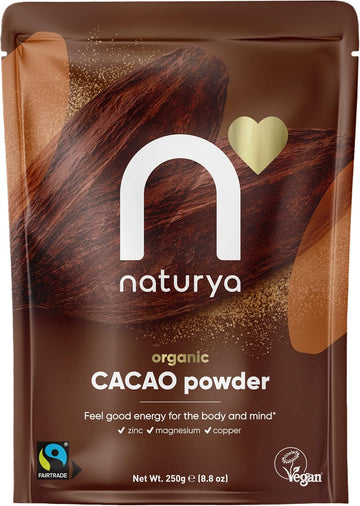 Naturya Fairtrade Organic Cacao Powder, 250G