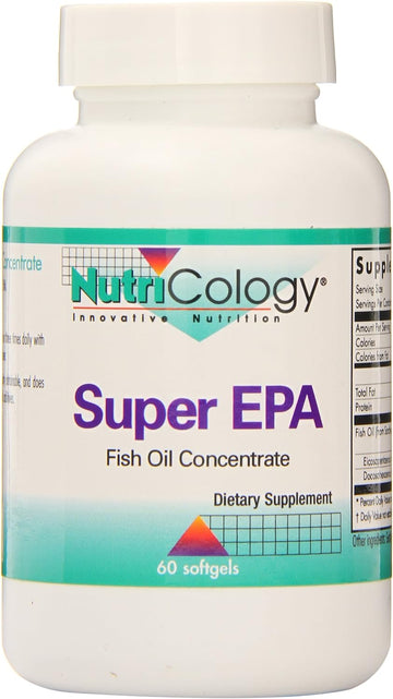 Nutricology Super Epa, Softgels, 60-Count