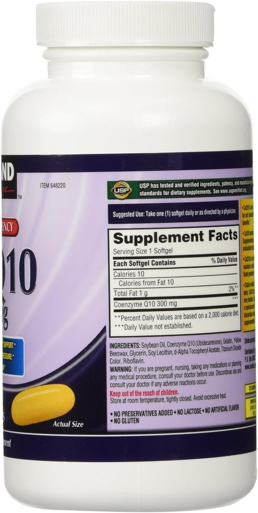 Kirkland Signature Coq10 300 Mg, 200 Softgels By Kirkland Signature