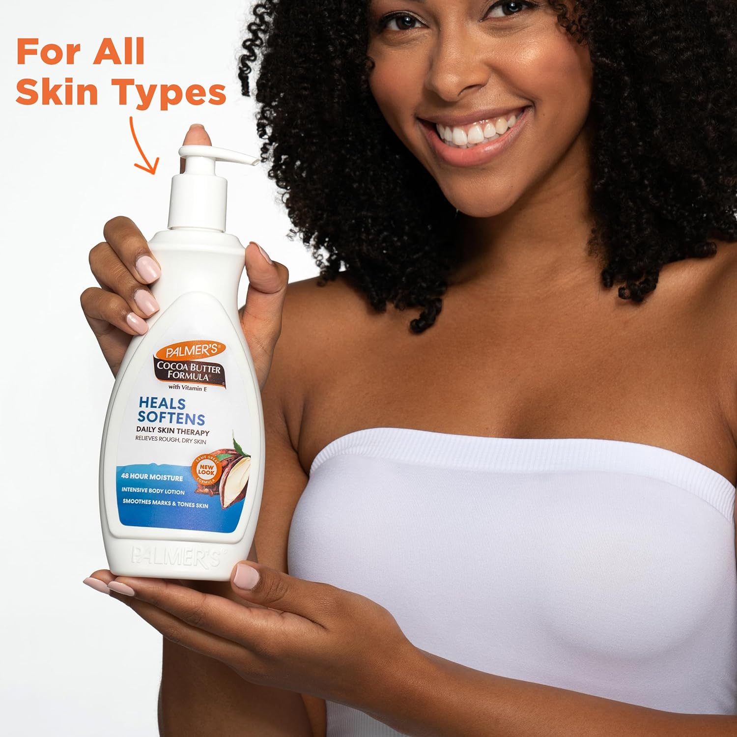 Palmer's Cocoa Butter Formula Daily Skin Therapy Cocoa Butter Body Lotion for Dry Skin, Hand & Body Moisturizer, Pump Bottle, 13.5 Oz (Pack of 1) : Everything Else