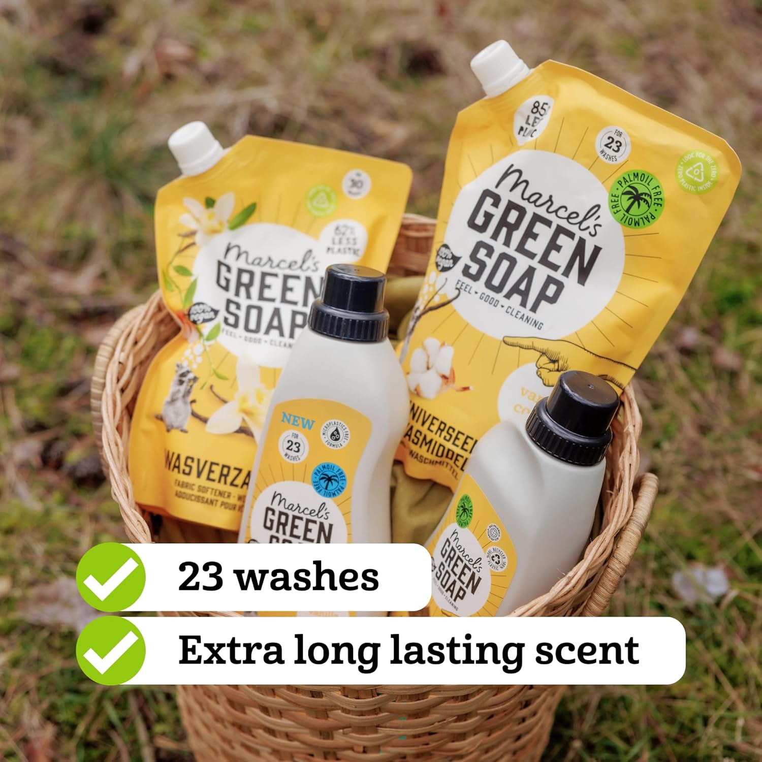 Marcel's Green Soap - Universal Washing Liquid Patchouli & Cranberry - Laundry Detergent - Vegan - 97% Biodegradadable : Amazon.co.uk: Health & Personal Care