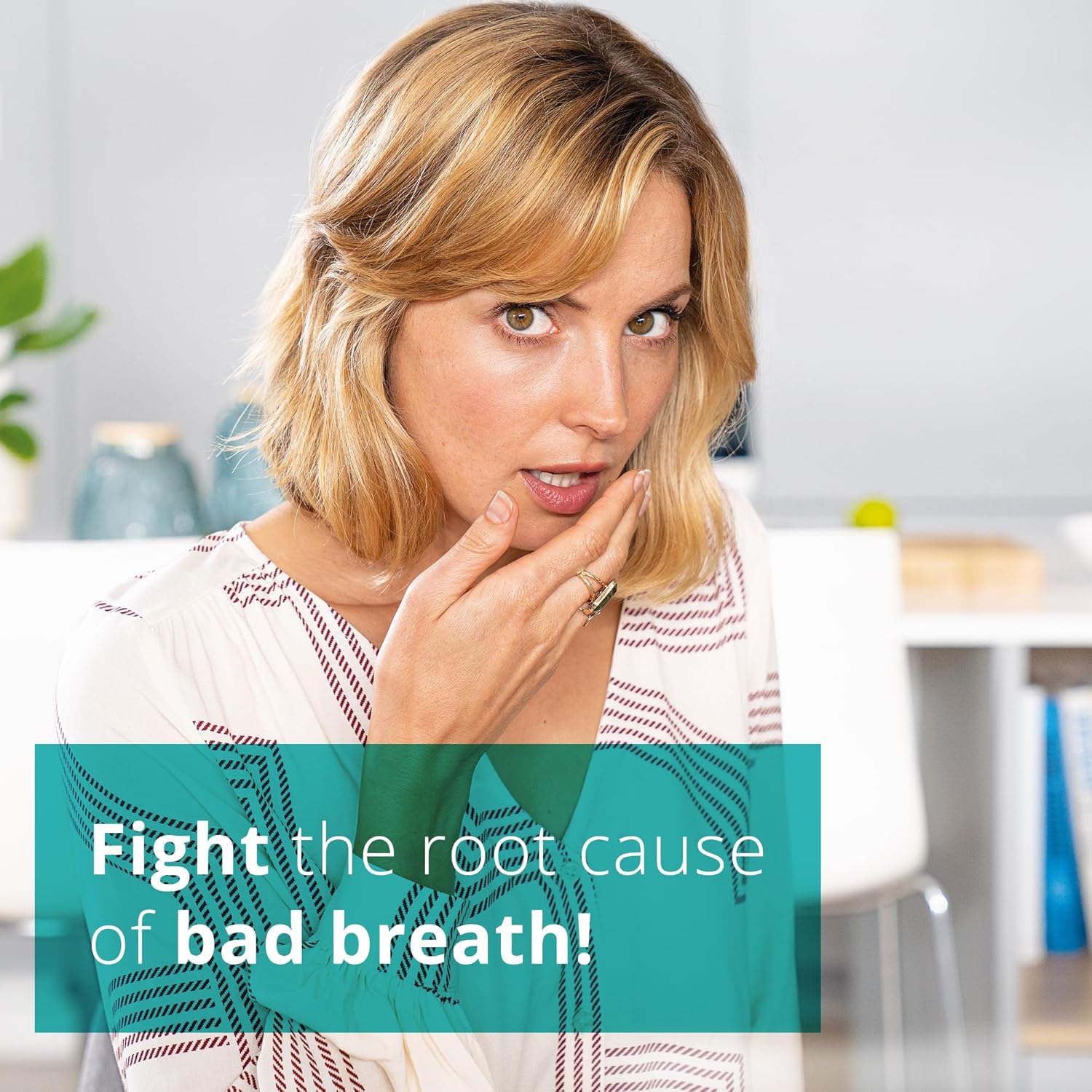 Cb12 Mild Mint Mouthwash, Enamel Strengthening, Odour-Free Breath For 12 Hours, 1L