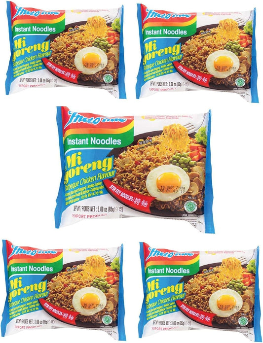 Indomie Mi Goreng Instant Noodle Barbeque Chicken 425gm : Amazon.co.uk: Grocery