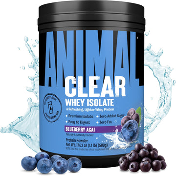 Clear Whey Isolate Protein Powder - Easy To Digest And Mix, 5G Bcaa, Deliciously Juicy, Refreshing Anytime Drink For Men And Women, Blueberry Acai 125G (5 Servings)