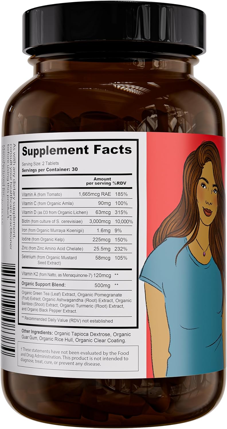 Buy 3 Multi Collagen Protein & get 1 Hair Vitamin Free - Hair Growth & Collagen Bundle for Skin, Hair & Nails - Premium Hair Vitamins for Women Made with Organic Ingredients : Health & Household