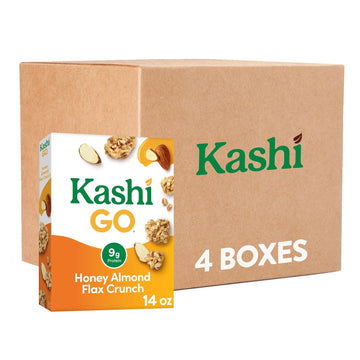Kashi Go Breakfast Cereal, Vegan Protein, Fiber Cereal, Toasted Berry Crisp, 14Oz Box (1 Box)