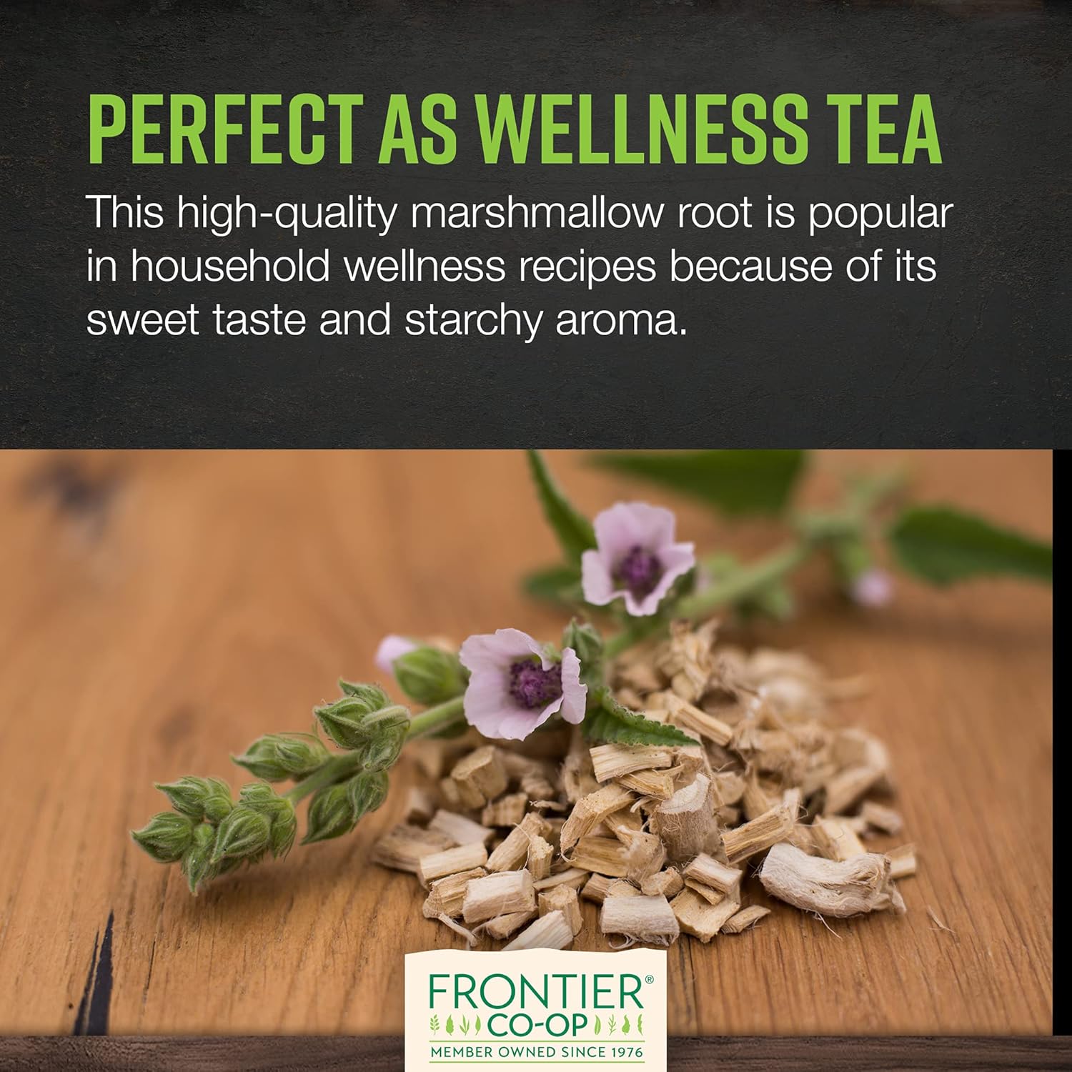 Frontier Co-Op Organic Marshmallow Root Herb, Cut And Sifted, 1Lb Bulk Bag – Perfect For Marshmallow Root Tea, Powder, Capsules And More : Grocery & Gourmet Food