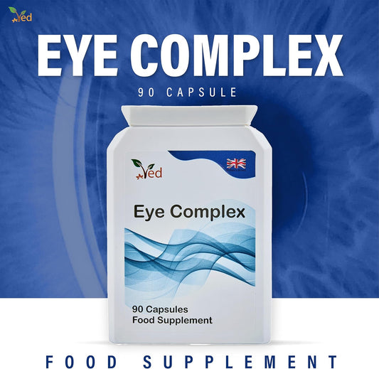 Ved Eye Complex, Lutein, Meso-Zeaxanthin, Zeaxanthin, Nz Blackcurrant, Bilberry, Goji Berry, 90 Vegan Capsule (3 Months Supply)