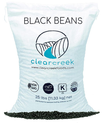 Grown In Washington Black Beans | 25 Lb | Non-Gmo | Kosher | Vegan | Non-Irradiated