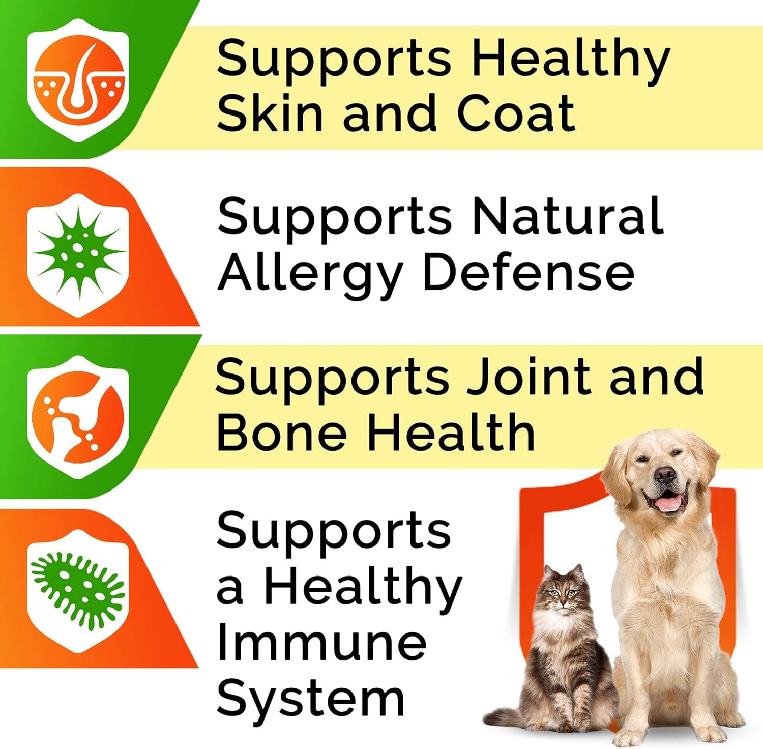 32oz Salmon Oil Omega 3 + Omega 3 Fish Oil Pills for Dogs Bundle - Joint Health - Allergy Relief - Itch Relief, Shedding - Skin and Coat Supplement - Omega 3 6 9 - EPA & DHA Fatty Acids - USA : Pet Supplies