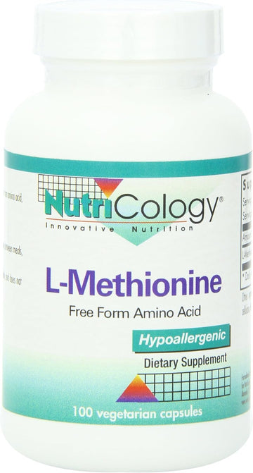 Nutricology L-Methionine, Vegicaps, 100-Count