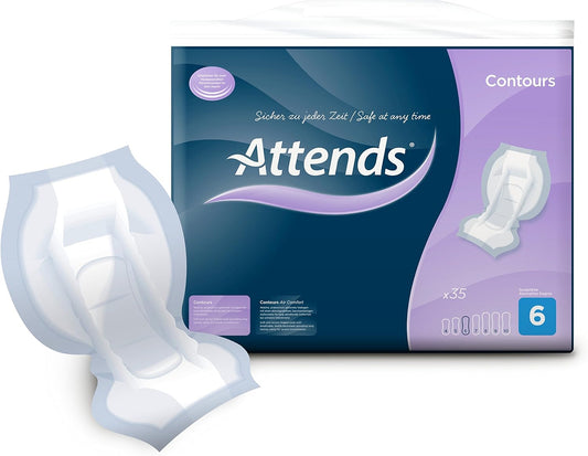 Attends Contours Regular 6, (Pack Of 1)