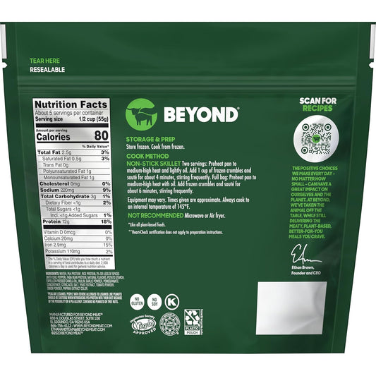 Beyond Plant-Based Meat Feisty Crumbles, 10 Oz