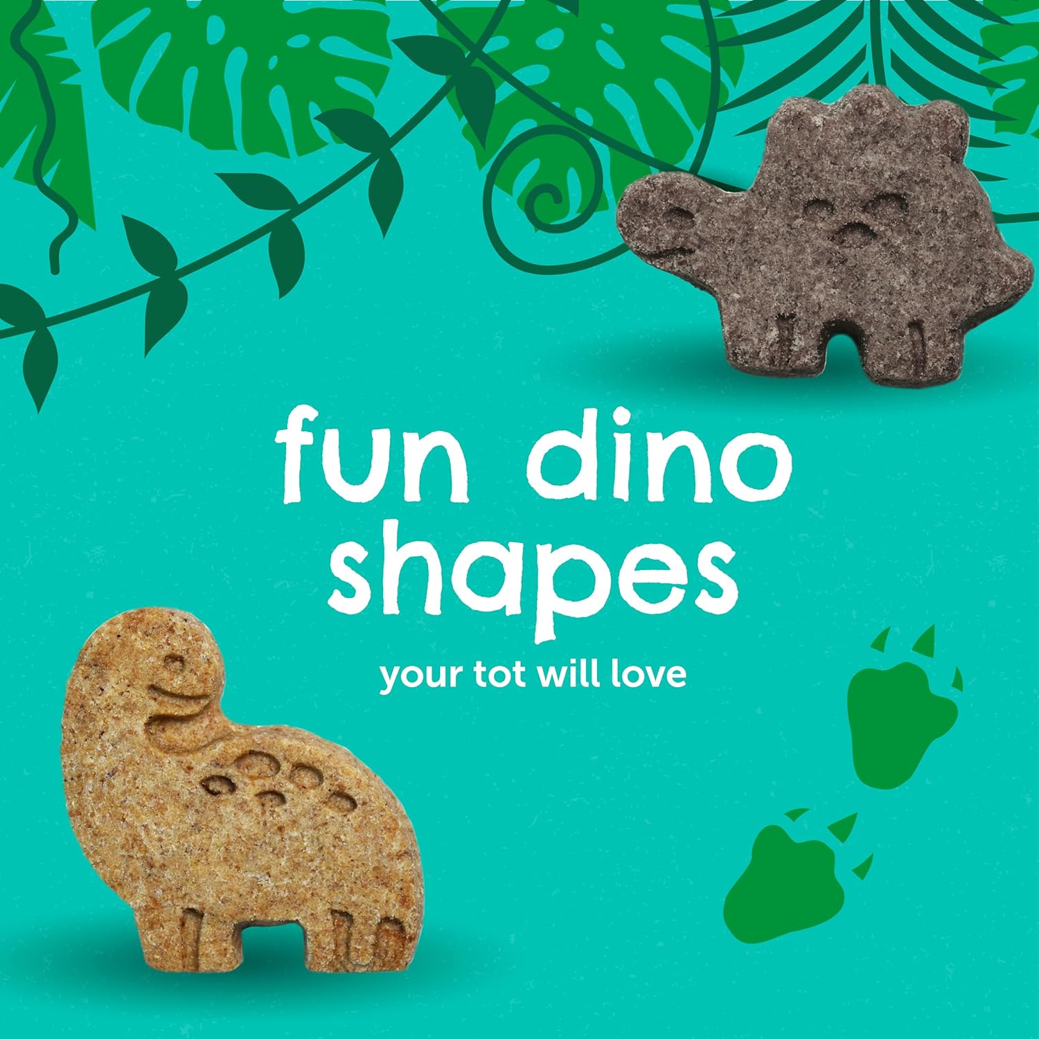 Beech-Nut Toddler Snacks, Dino Biscuits with Prebiotics, Banana Yogurt, Non-GMO Baked Snack for Kids, 5 oz Bag (7 Pack) : Everything Else