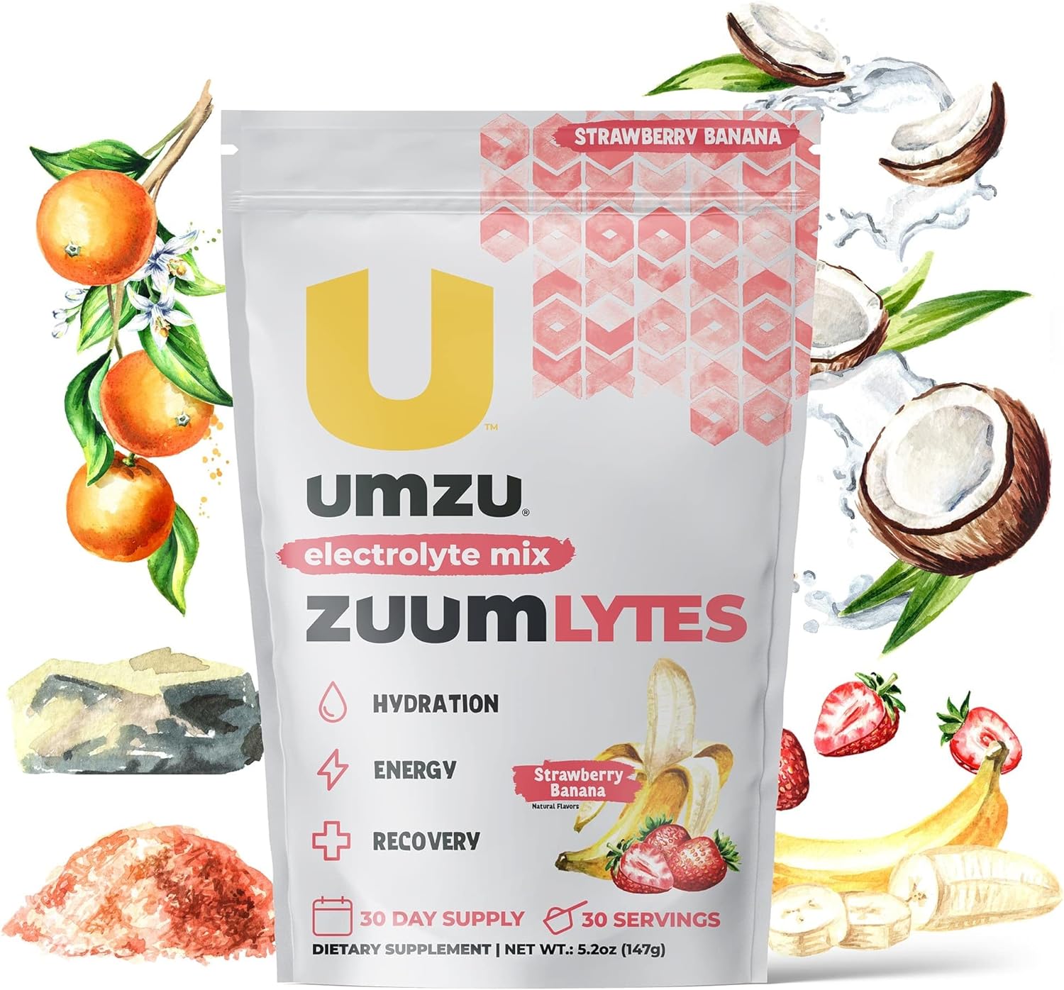 UMZU ZUUM Lytes - Electrolyte Drink Powder, Energy, Hydration, Workout