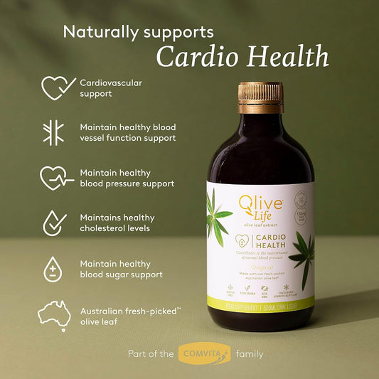 Comvita Olive Life (Liquid) Olive Leaf Extract Fresh-Picked?? Sustainably From Australia, With 136Mg Oleuropein, Vegan - 500Ml