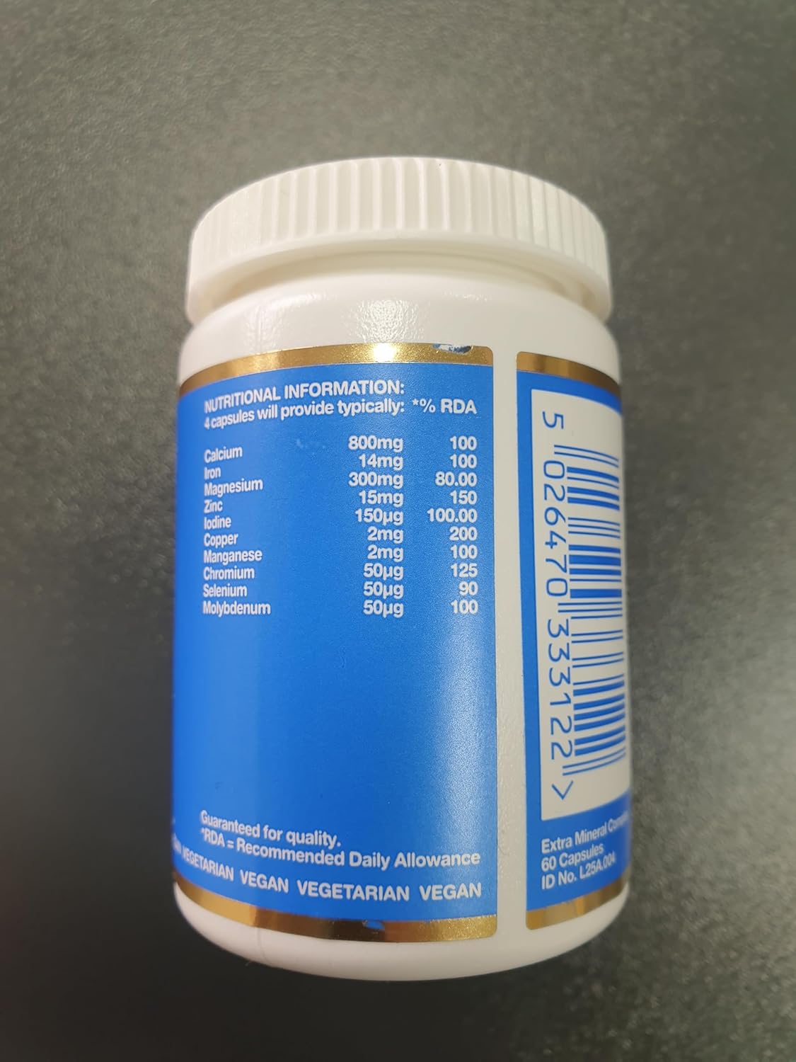 Bio-Health Extra Mineral Complex Food Supplement for General Health, Multi Mineral Calcium, Zinc, Magnesium and Iron, Supports Muscular Activity and Nerve Function, 60 Capsules : Amazon.co.uk: Health & Personal Care