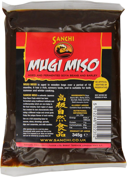 Sanchi Miso Mugi (Barley) 345G By Sanchi
